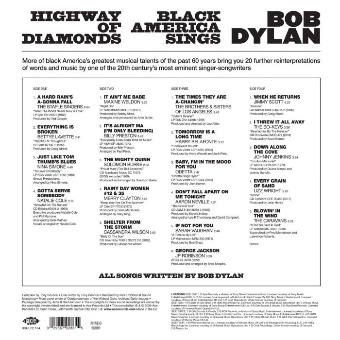 V.A. - Highway Of Diamonds: Black Amerika Sings Bob Dylan ( LP ) - Image 2