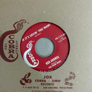 Rod Andrea & The Ramrods / Benny Easley - Ifs It's Lovin / Danger Signals ( 45's )