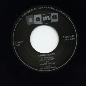 Thompson, Ron And The Broughhanks - Switchblade / Hot Night ( 45's )