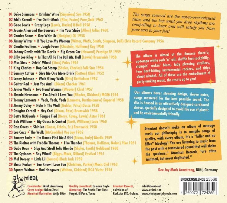 V.A. - Atomicat Hootananny ( CD ) - Image 2
