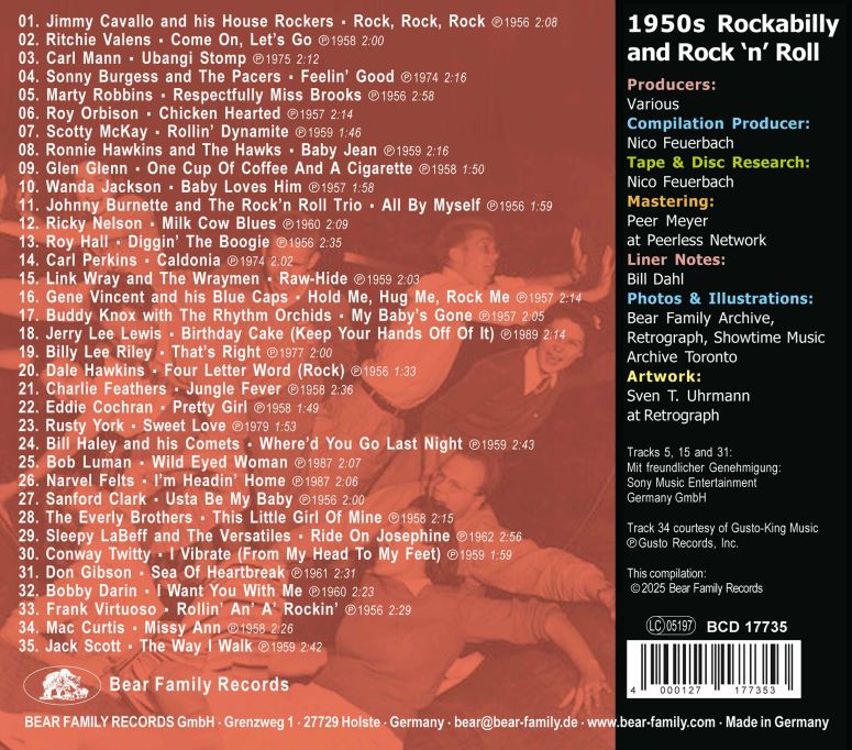 V.A. - Bear Family Records Rocks Vol 2 - Image 2
