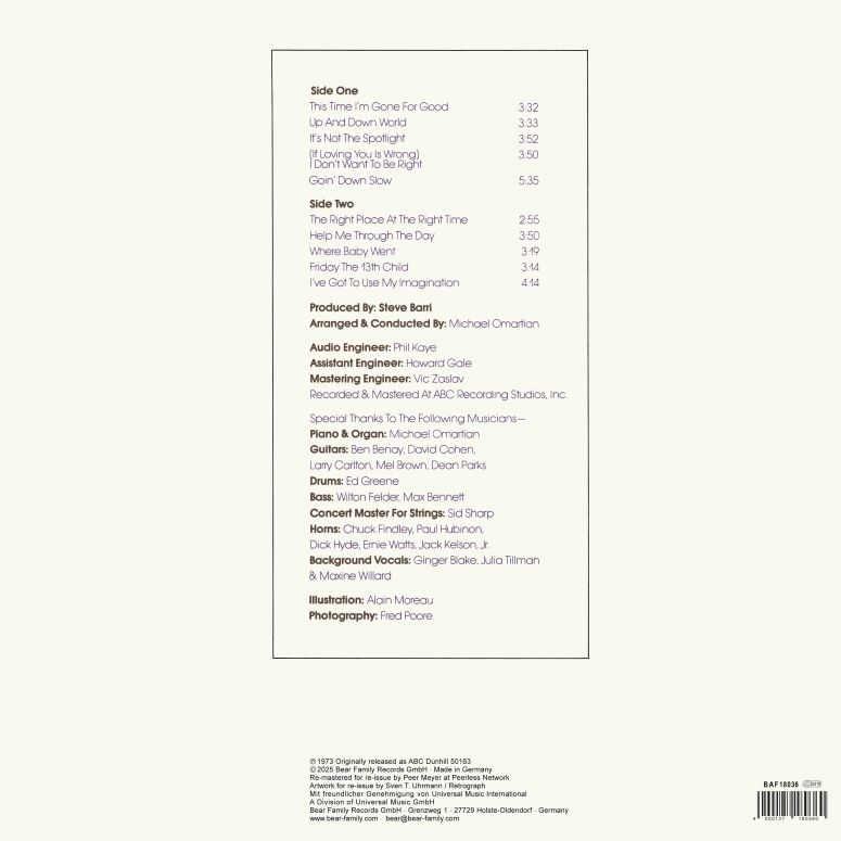 Bland, Bobby Blue - His California Album ( LP ) - Image 2