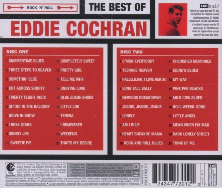 Cochran, Eddie - The Best Of Eddie Cochran - Image 2