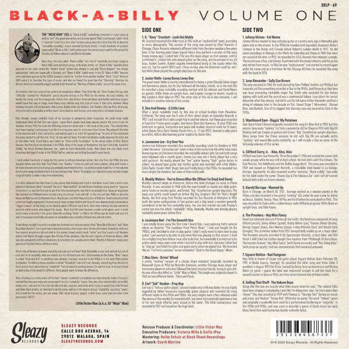 V.A. - Black-A-Billy Vol 1 The Mojo Man Presents ( LP ) - Image 2