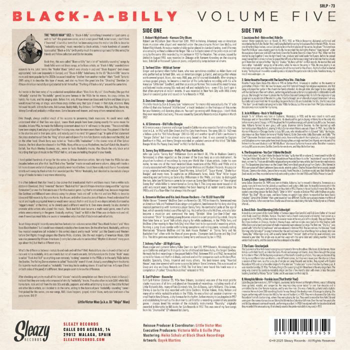 V.A. - Black-A-Billy Vol 5 The Mojo Man Presents ( LP ) - Image 2