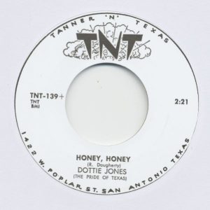 Jones, Dottie - Honey, Honey / Let Not Temptation ( 45's )