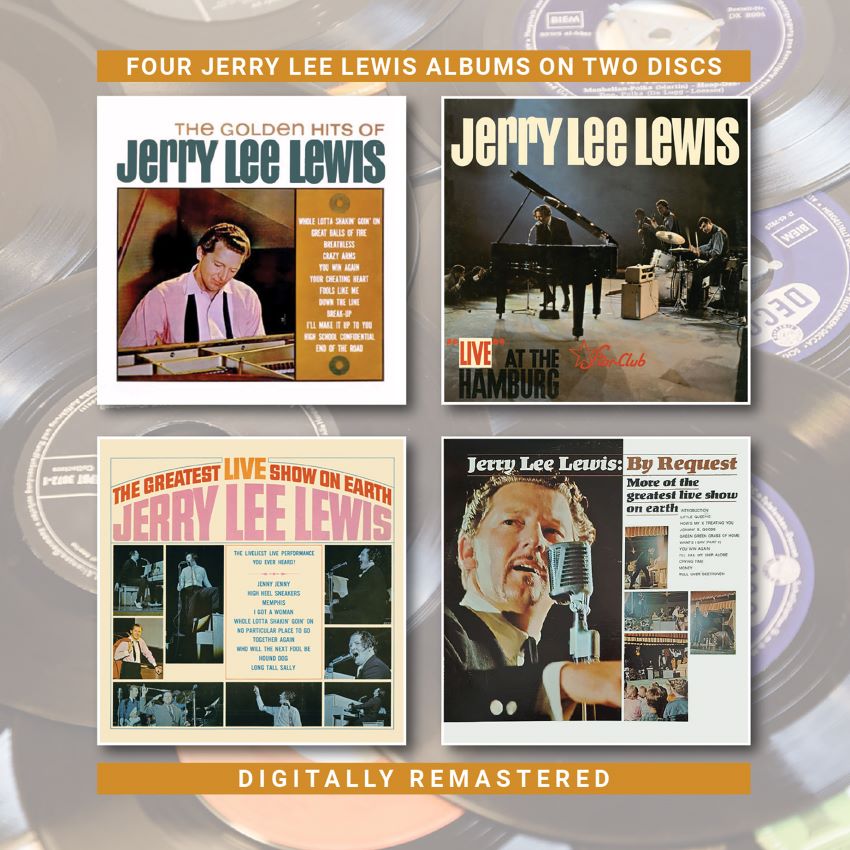 Lewis, Jerry Lee - The Golden Hits Of.../ Live At The Starclub../ The Greatest Live Sh.. / By Request..More