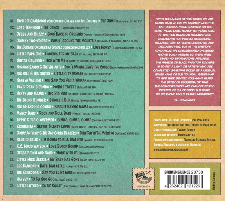 V.A. - Black Phantom Rockers Vol 2 The Dance ( CD ) - Image 2
