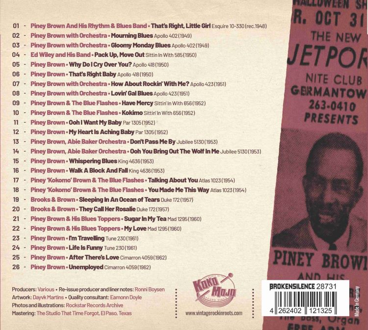 Brown, Piney - You Bring Out The Wolf In Me ( CD ) - Image 2