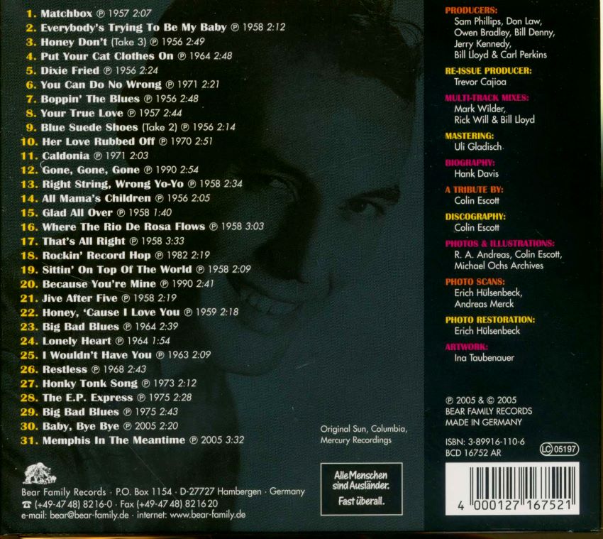 Perkins, Carl - Rocks ( CD ) - Image 2
