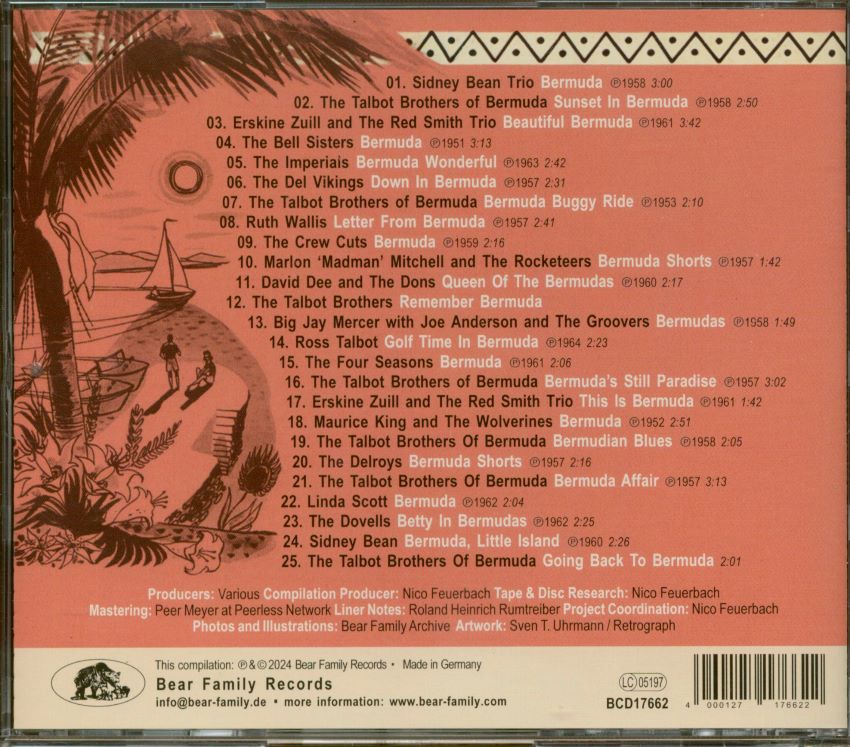 V.A. - Destination Bermuda 25 Yearning Melodies From Your Bermuda Vacation ( CD ) - Image 2