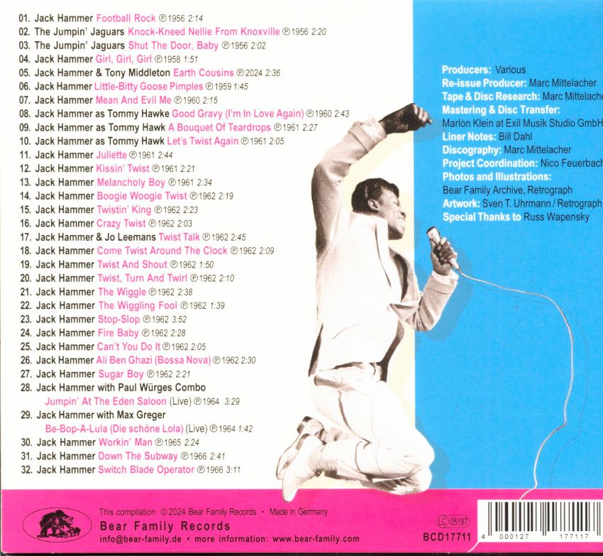 Hammer, Jack - On The Dancefloor With Jack Hammer ( CD ) - Image 2