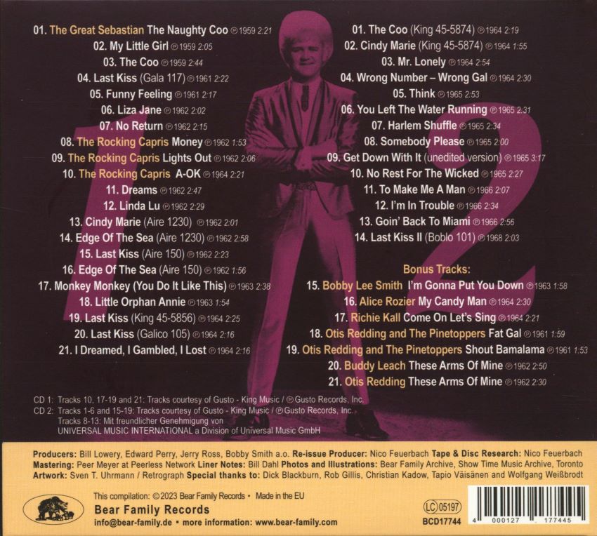 Cochran ,Wayne - The Bigger The Pompadour ...His Complete Recordings 1959-66 ( CD ) - Image 2