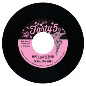 Connors, Carol - That's Al It Takes / I Wanna Know ( 45's )