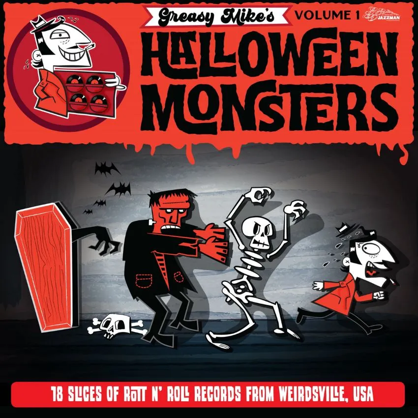 V.A. - Greasy Mike's Vol 1 : Halloween Monsters ( LP )