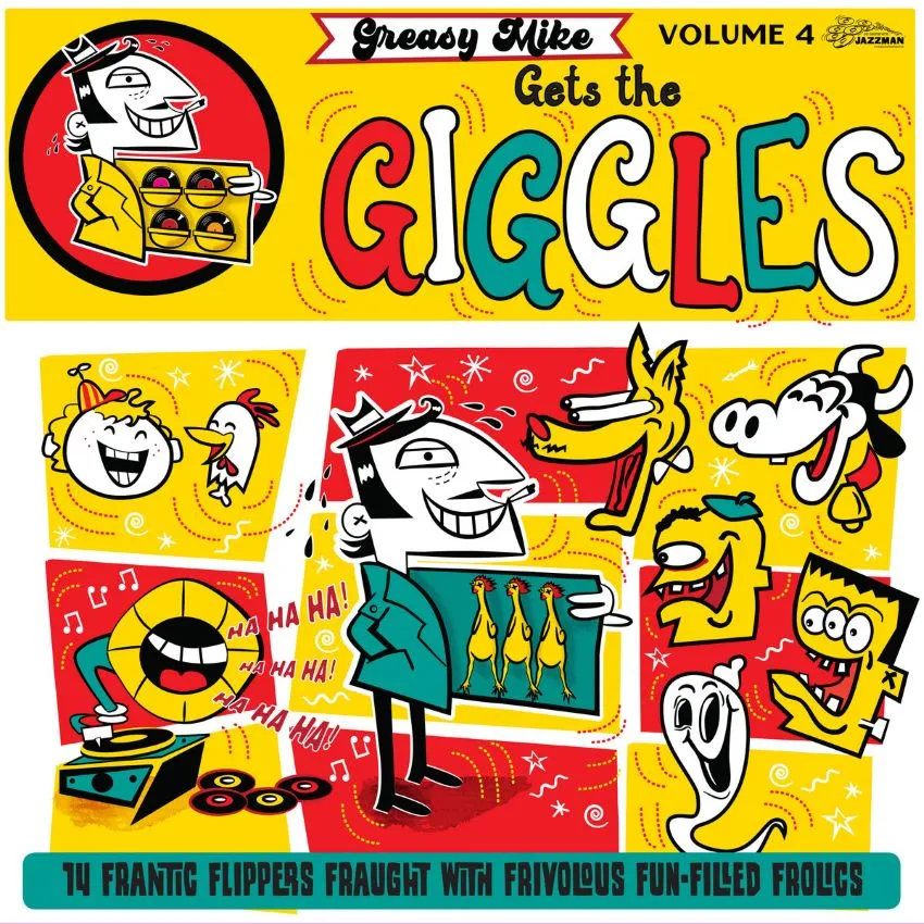 V.A. - Greasy Mike's Vol 4 : Gets The Giggles ( LP )